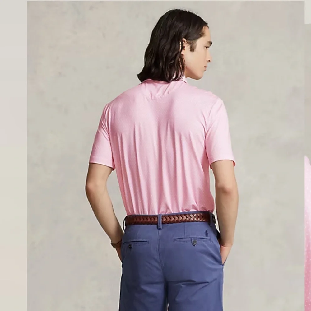 Polo by Ralph Lauren Pink Polo Shirt with Blue Pony
